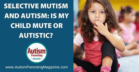 Some children or adults never talk outside the home, some whisper, and some speak with only a select few people. . Selective mutism research